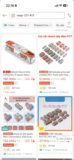 WAGO 221-413 search + PCT clones for midnight parallel wiring