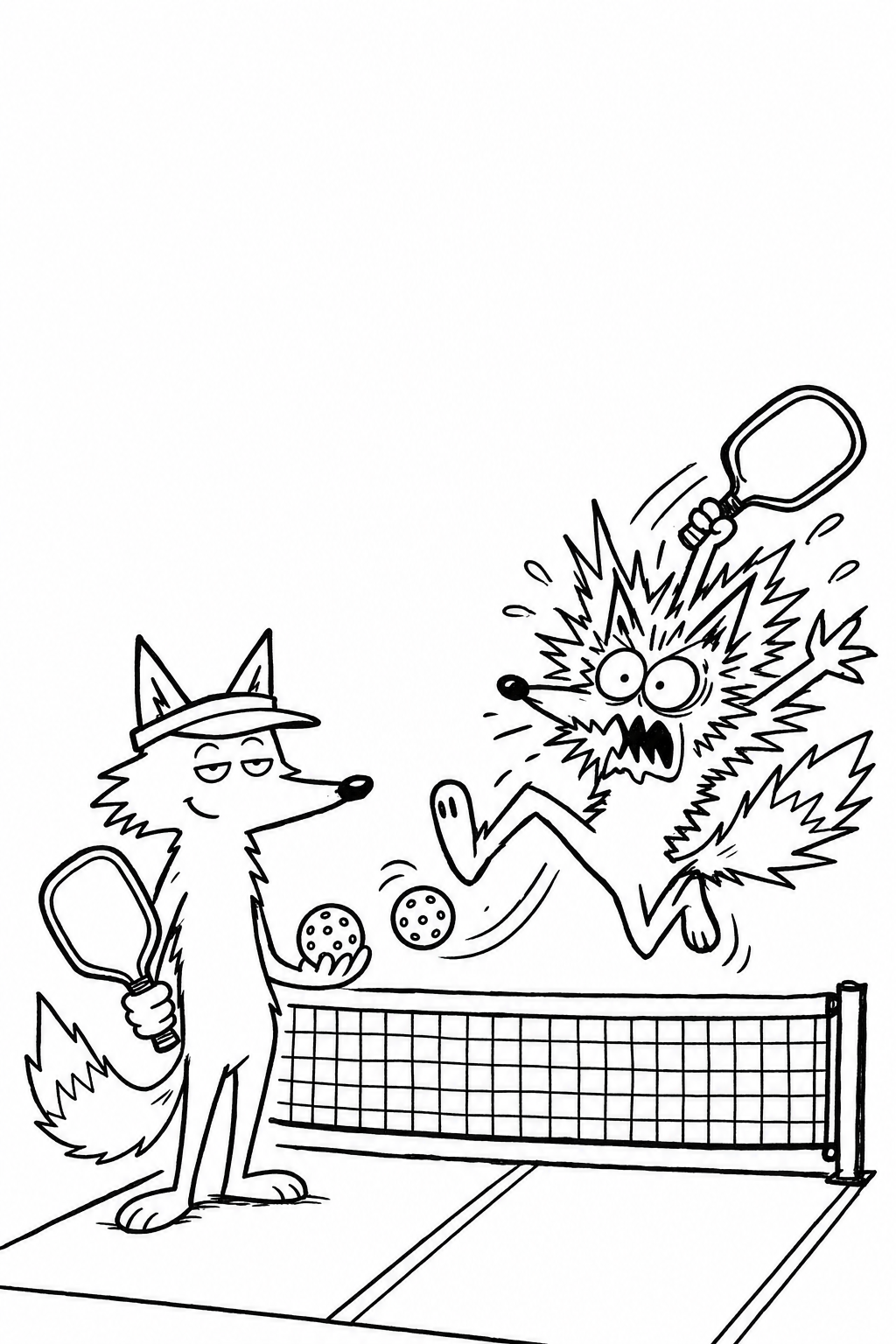 Bert and Erne, two foxes